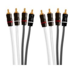 Fusion® RCA-kablar, 4 kanaler, 1,83 m (6 fot) kabel