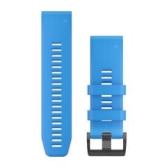 Garmin QuickFit® 26 Watch Bands, Cyan Blue Silicone