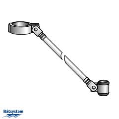 RA415 A complete strut with fittings for deck and pulpit (Ø25 mm) L= 1500 mm